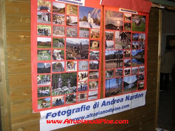 Le fotografie di Andrea esposte ai Mercatini di Natale di Miola